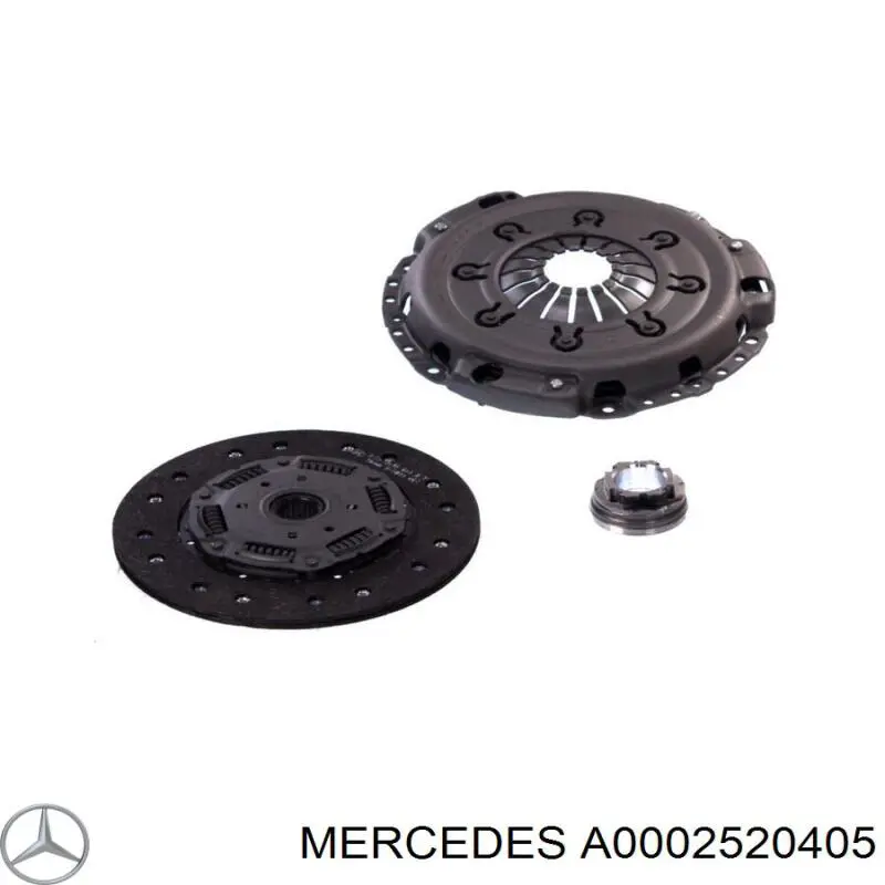 A0002520405 Mercedes диск сцепления
