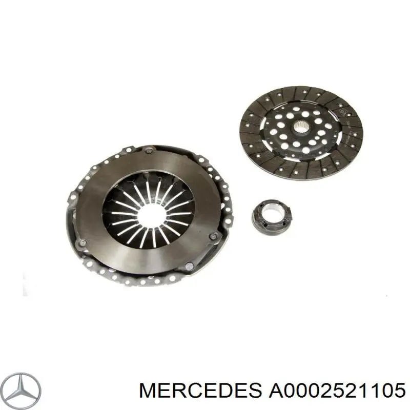 0002521105 Mercedes Диск сцепления ведомый