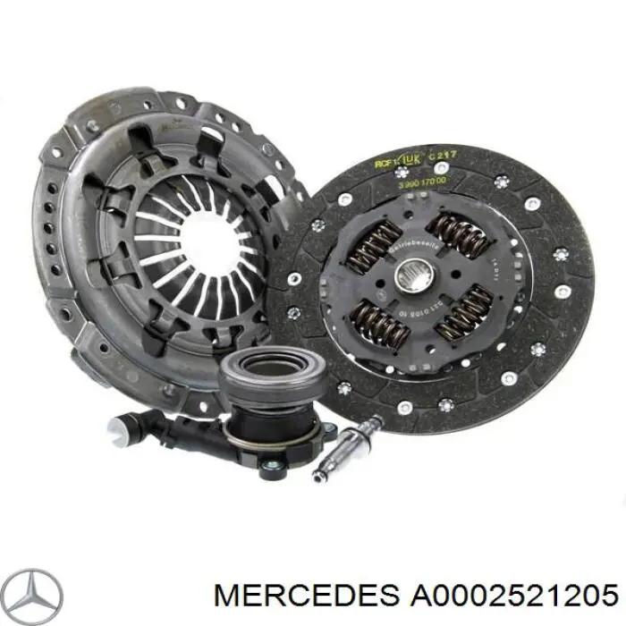 A0002521205 Mercedes диск сцепления