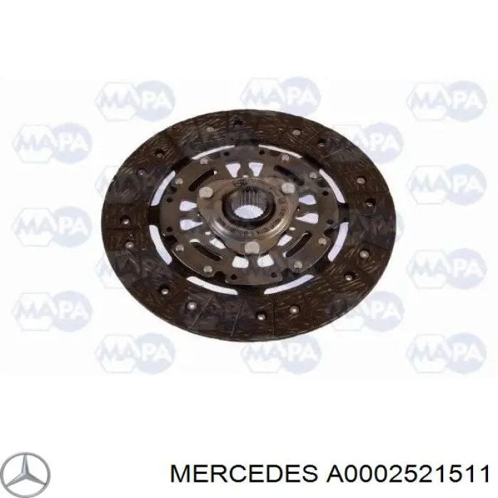 Корзина сцепления Mercedes A0002521511