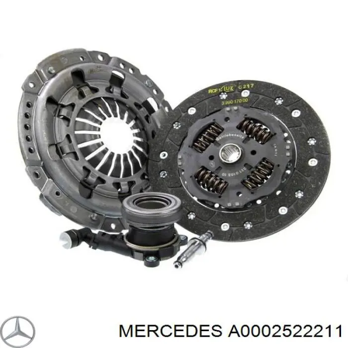 Лепестковая корзина сцепления Mercedes A0002522211 цена, от 155.61 USD