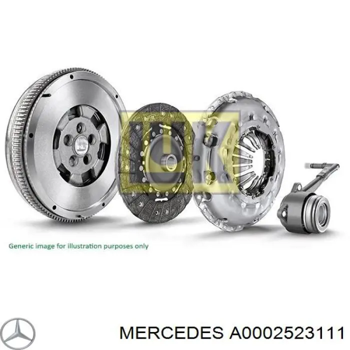 0002523211 Mercedes Нажимной диск сцепления