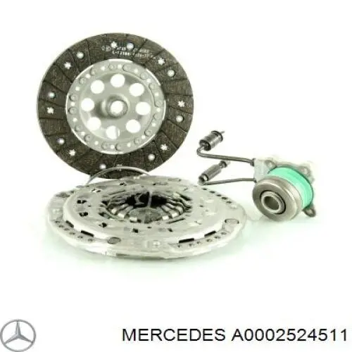 Купить A0002524511 Mercedes Комплект сцепления (диск, корзина, подшипник)