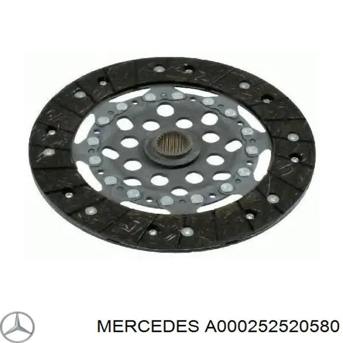 000252520580 Mercedes диск сцепления