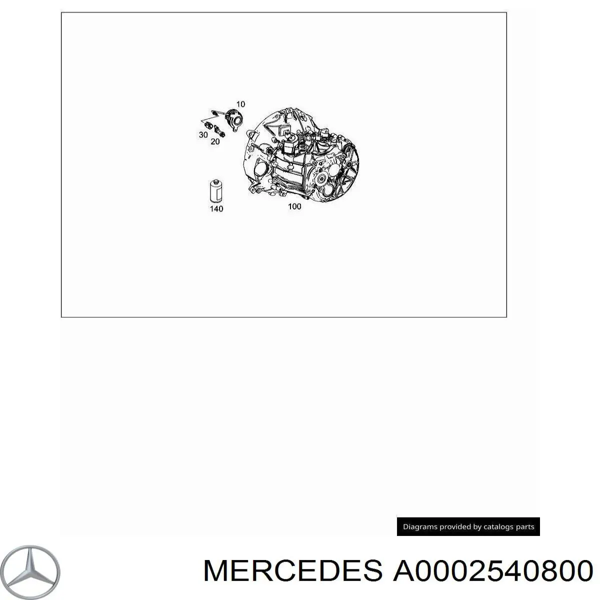 A0002540800 Mercedes 