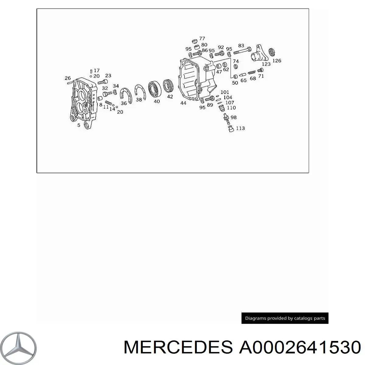 Шестерня спидометра, ведомая на Mercedes E (T123)