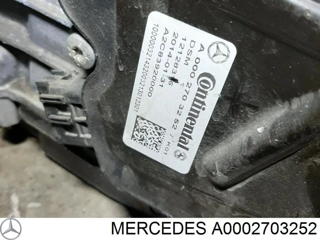 A0002703252 Mercedes 