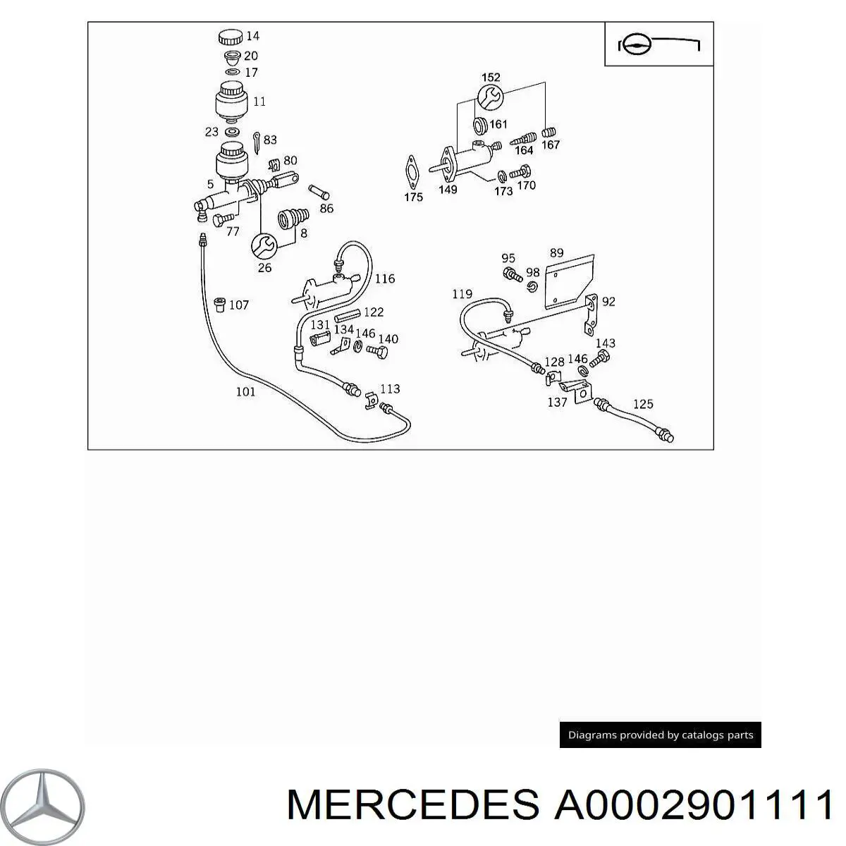  A0002901111 Mercedes