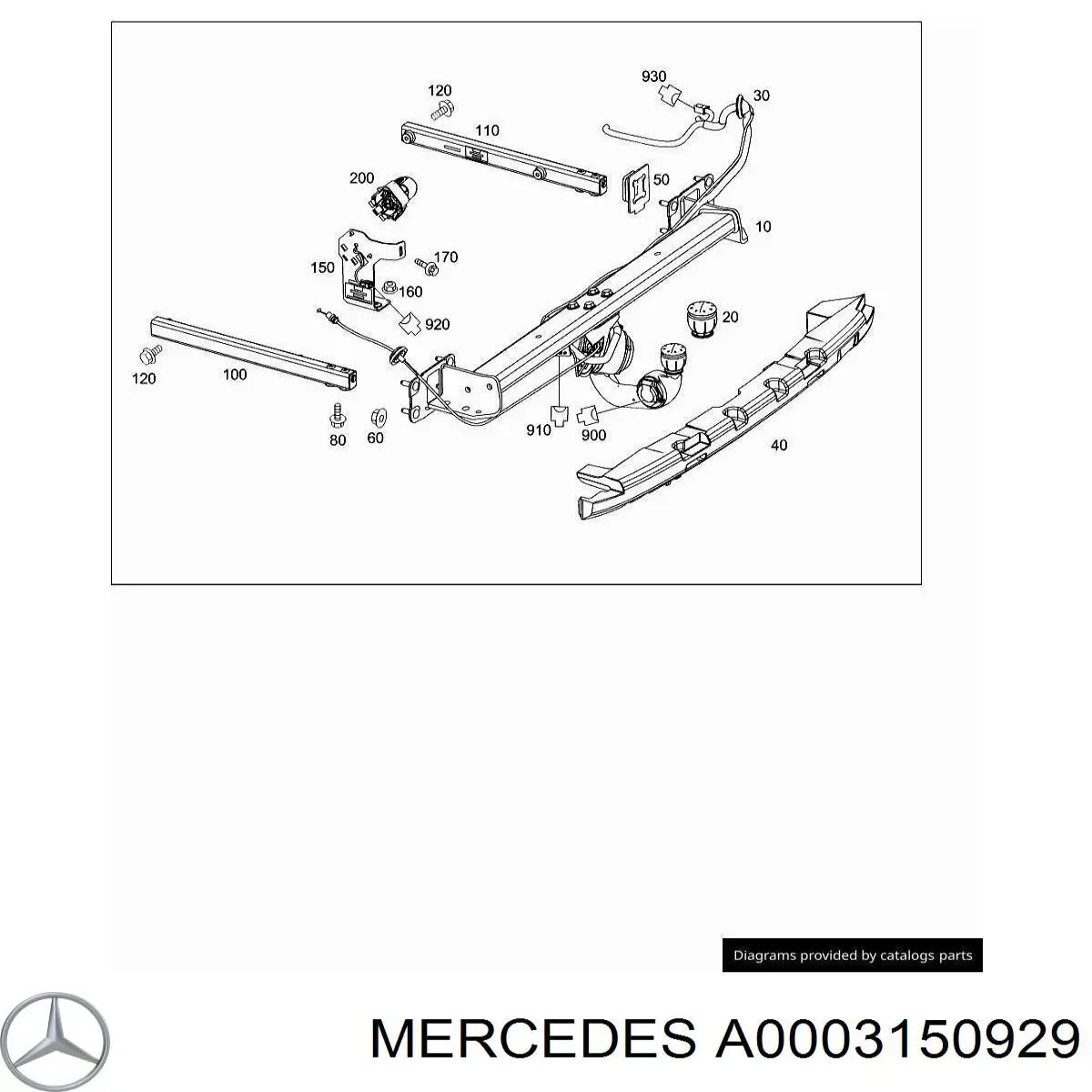 Купить A0003150929 Mercedes 