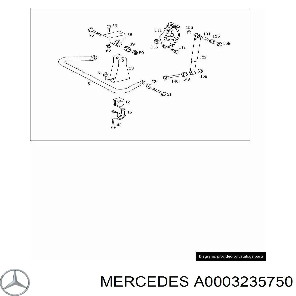  Mercedes A0003235750 цена, от 12.90 USD