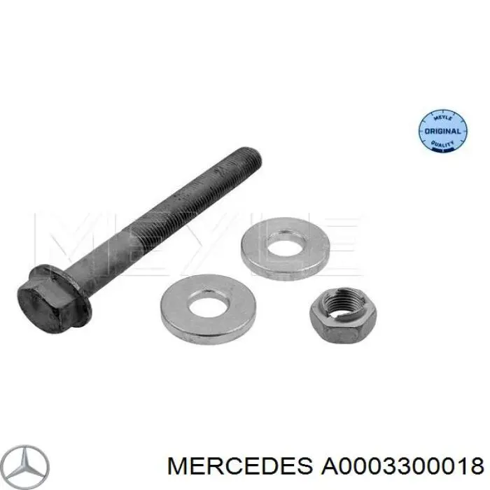 A0003300018 Mercedes parafuso de fixação de braço oscilante dianteiro, kit