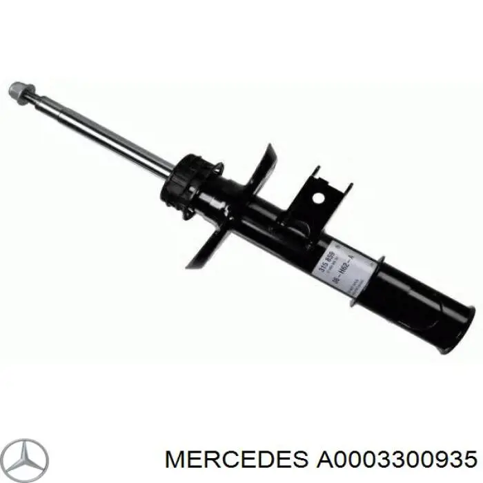Наконечник рулевой тяги Mercedes A0003300935