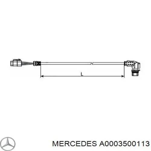 A0003500113 Mercedes Игольчатый подшипник задней балки