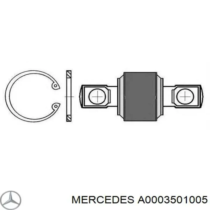 A0003501005 Mercedes Игольчатый подшипник задней балки