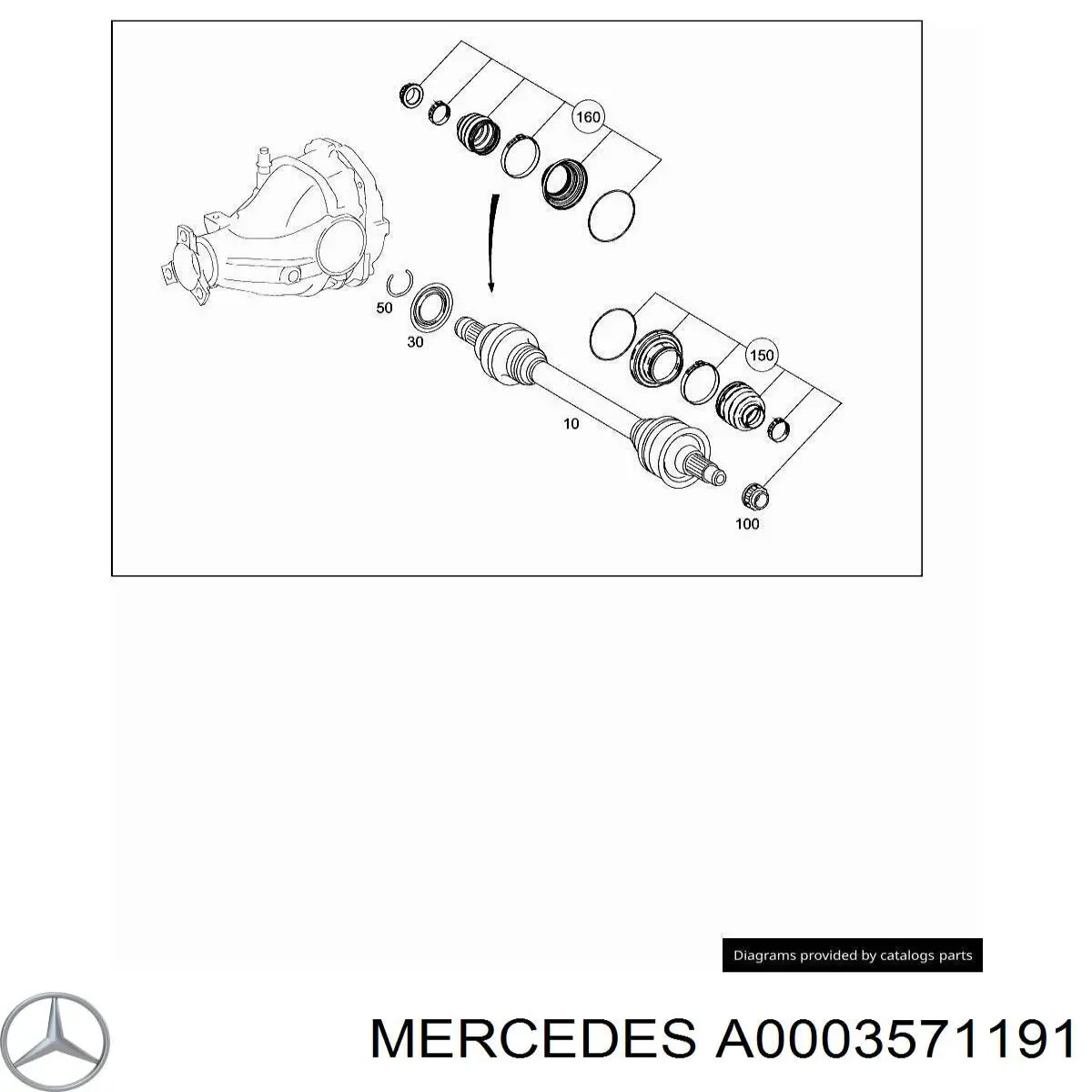 A0003571191 Mercedes 