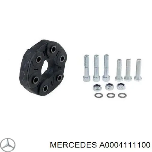 A0004111100 Mercedes acoplamento elástico do veio de transmissão