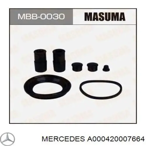 Купить A000420007664 Mercedes Пыльник направляющей суппорта тормозного переднего