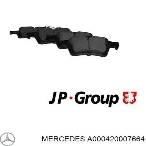 Пыльник направляющей суппорта тормозного переднего A000420007664 Mercedes