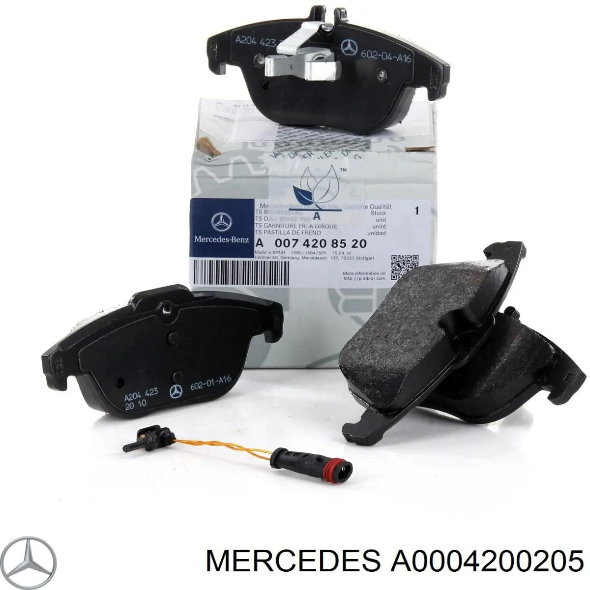 Колодки дисковые  Mercedes A0004200205 цена, от 32.22 USD