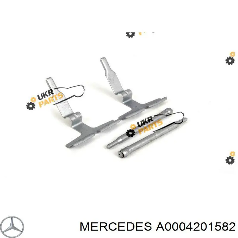 Ремкомплект тормозных колодок MERCEDES A0004201582