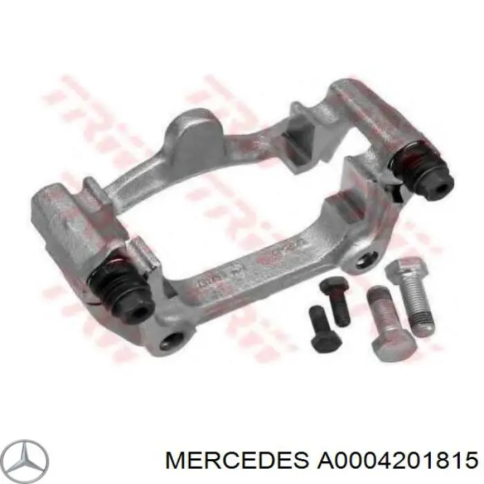 A0004201815 Mercedes скоба тормозного суппорта переднего