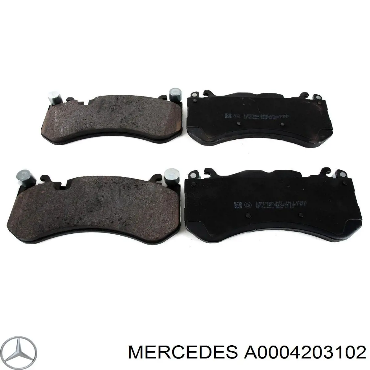 Колодки Mercedes A0004203102 цена, от 470.10 USD