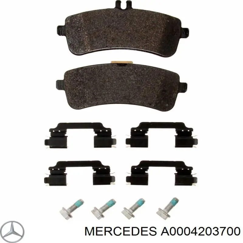 Колодки дисковые  Mercedes A0004203700 цена, от 103.34 USD