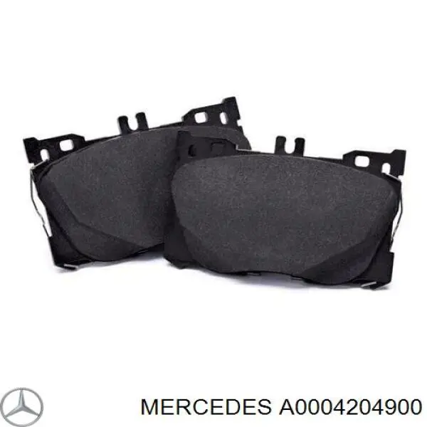 A0004204900 Mercedes sapatas do freio dianteiras de disco