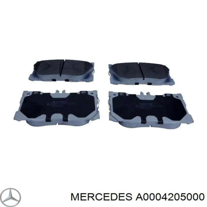 Купить A0004205000 Mercedes Колодки тормозные