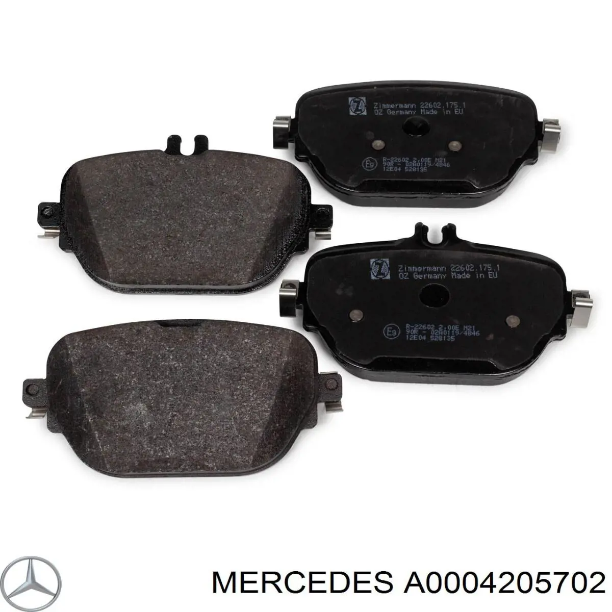 Колодки дисковые  Mercedes A0004205702 цена, от 101.10 USD