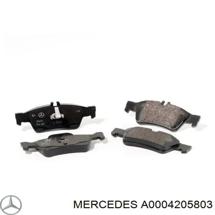 Sapatas do freio traseiras de disco para Mercedes B (W247)