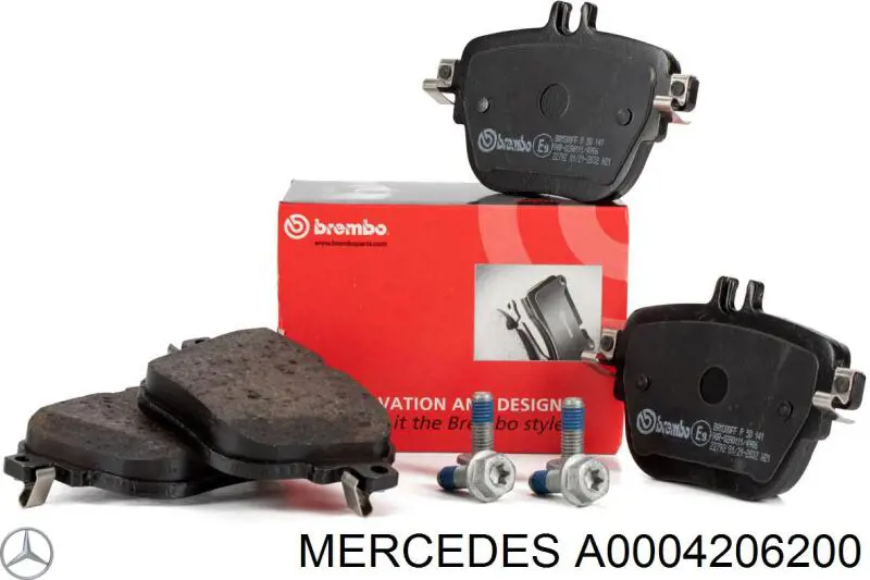 A0004206200 Mercedes Колодки тормозные дисковые комплект