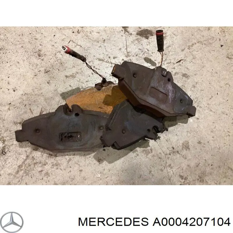 Колодки Mercedes A0004207104 цена, от 53.43 USD