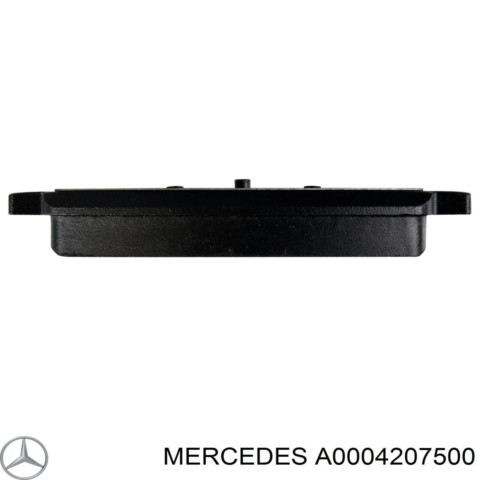A0004207500 Mercedes колодки тормозные задние дисковые