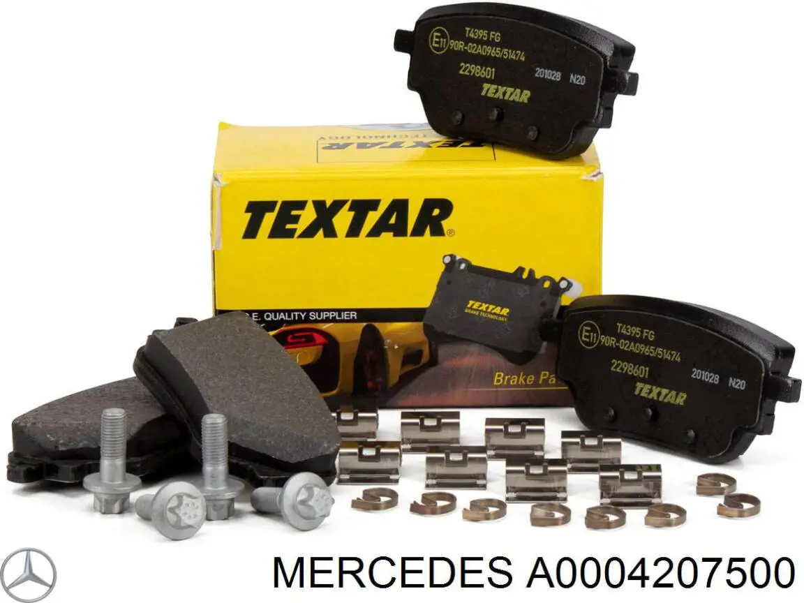 A0004207500 Mercedes Колодки тормозные дисковые комплект