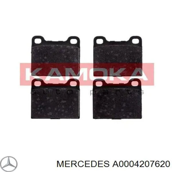 Задние тормозные колодки A0004207620 Mercedes