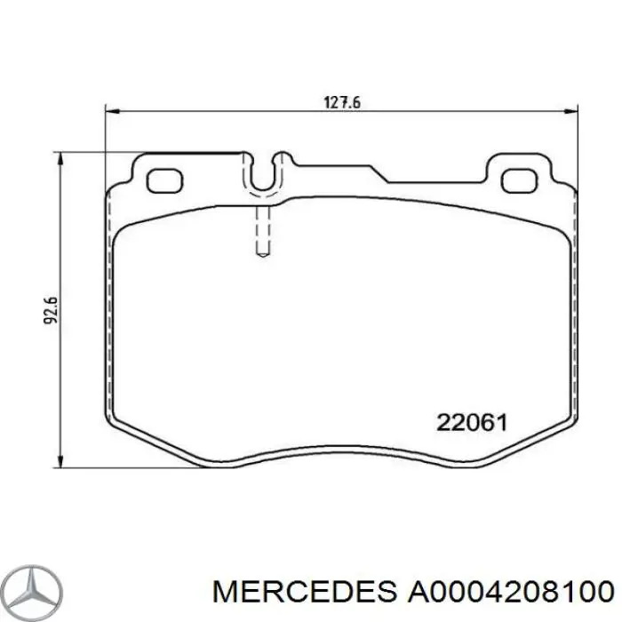  Mercedes A0004208100 цена, от 176.06 USD