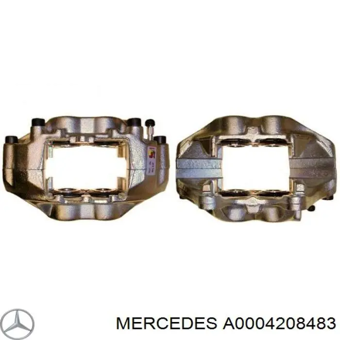 A0004208483 Mercedes suporte do freio dianteiro esquerdo
