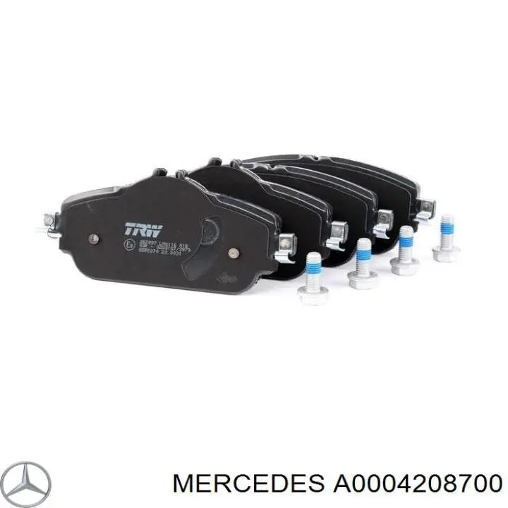 Колодки Mercedes A0004208700 цена, от 69.26 USD