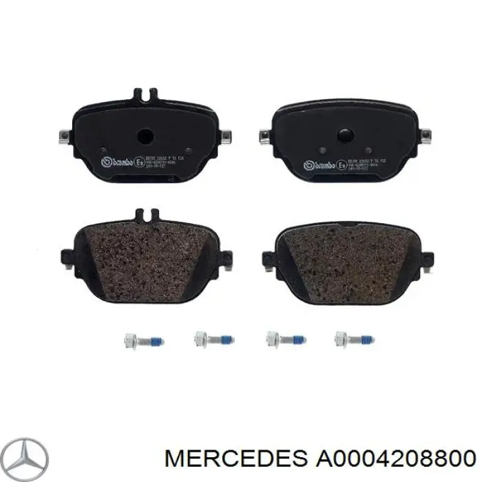 Колодки дисковые  Mercedes A0004208800 цена, от 106.72 USD