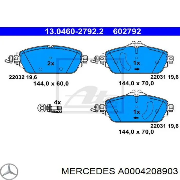  A0004208903 Mercedes