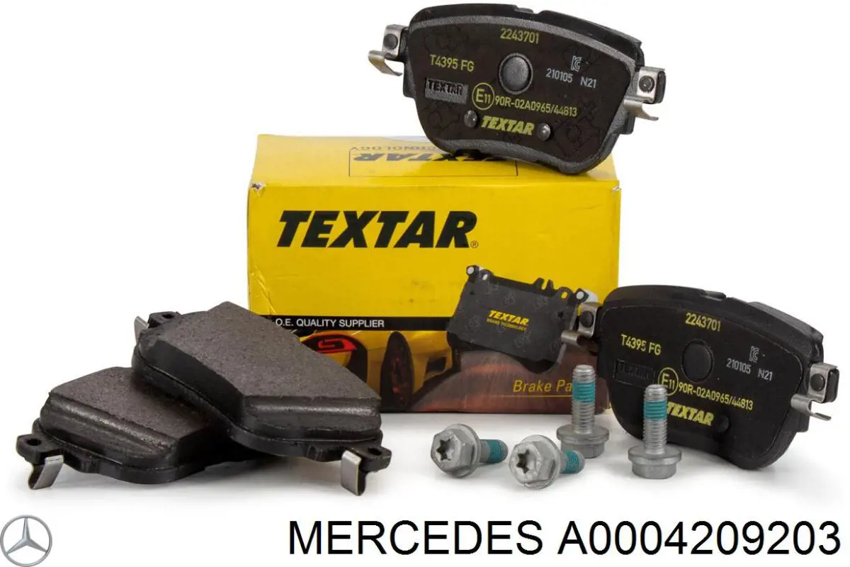 Задние тормозные колодки A0004209203 Mercedes