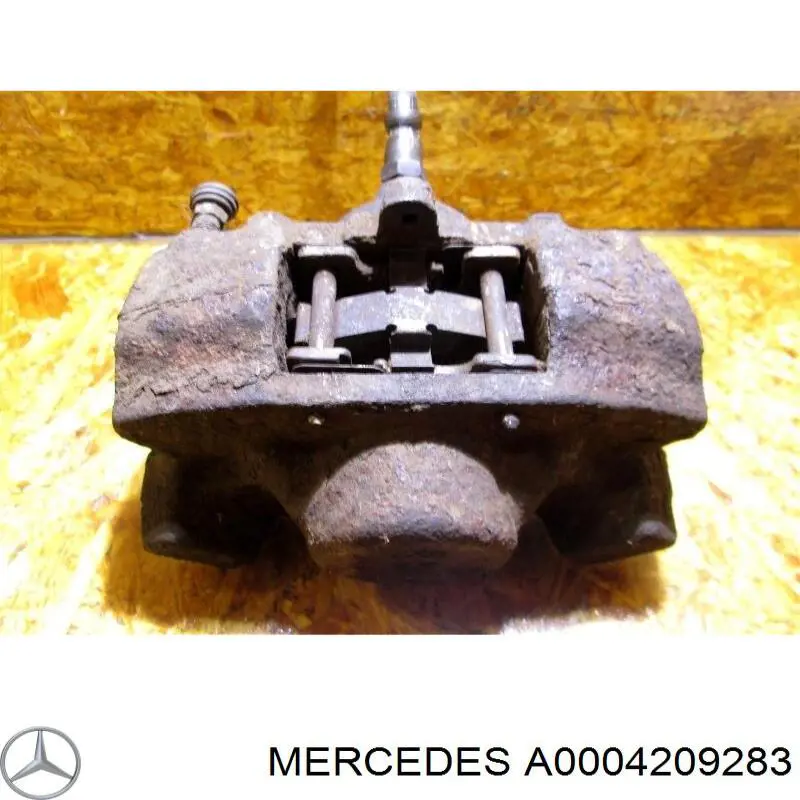 A0004209283 Mercedes суппорт тормозной задний левый