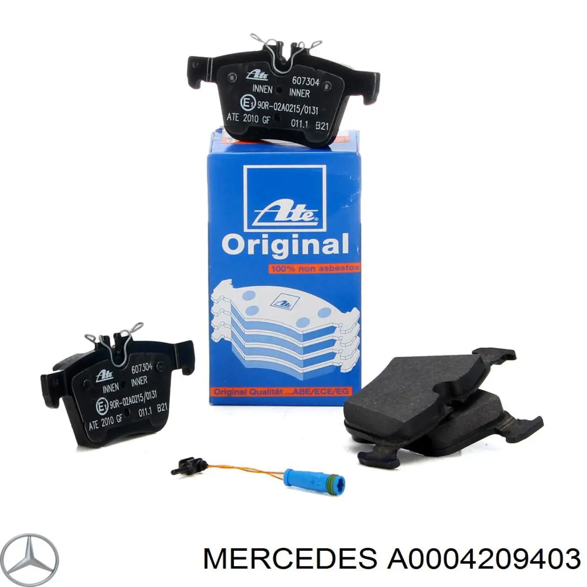 Колодки дисковые  Mercedes A0004209403 цена, от 145.38 USD