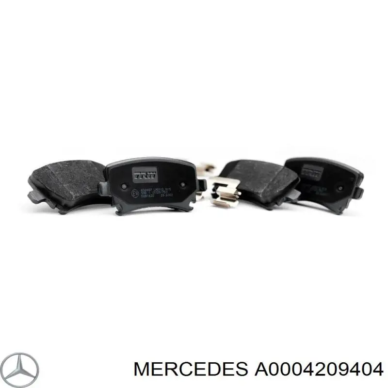 Колодки дисковые  Mercedes A0004209404 цена, от 20.07 USD