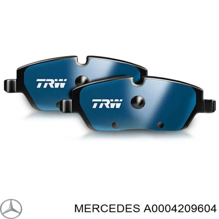 Колодки дисковые  Mercedes A0004209604 цена, от 31.04 USD
