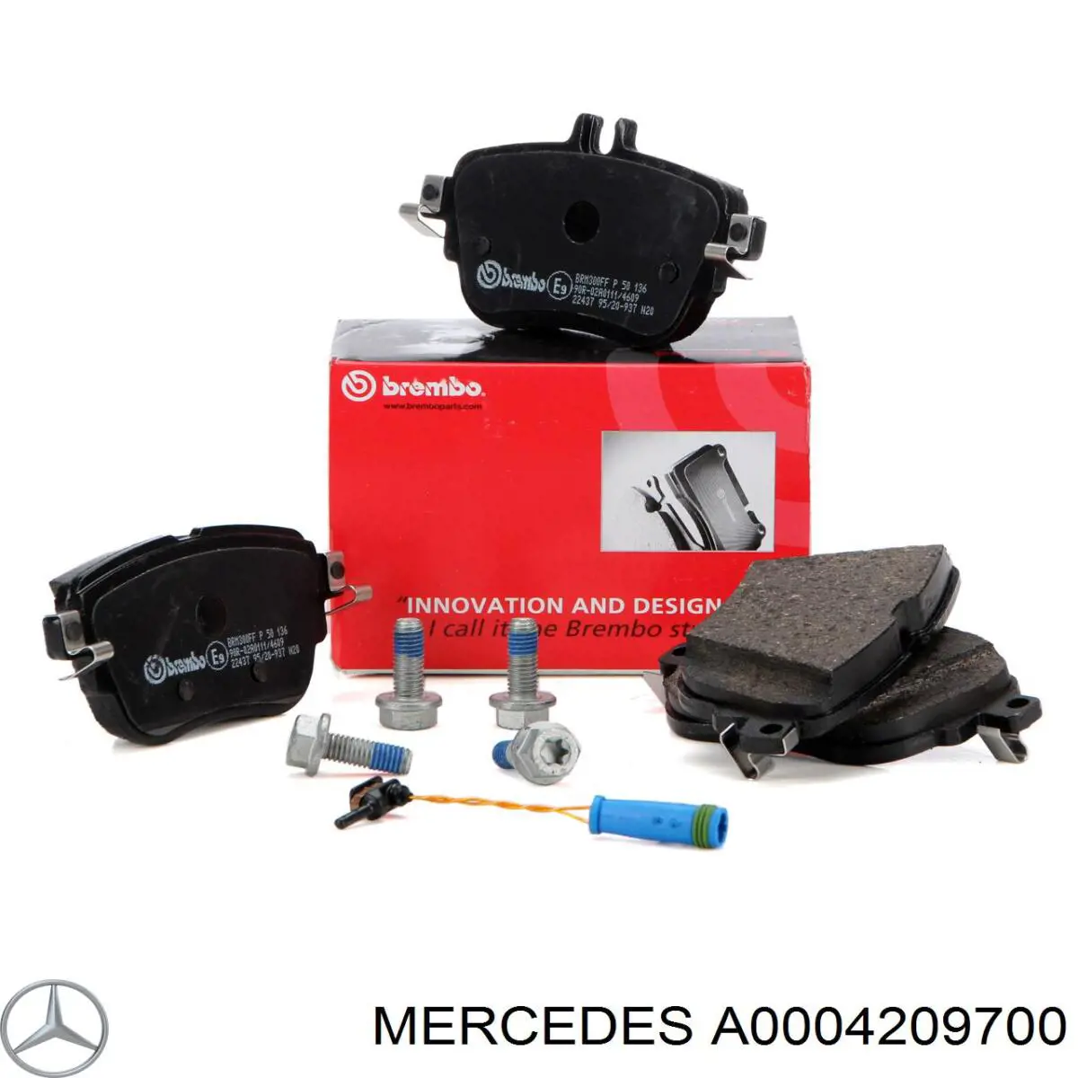 Колодки дисковые  Mercedes A0004209700 цена, от 67.97 USD