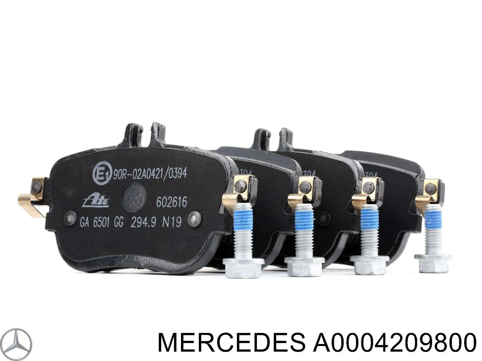 A0004209800 Mercedes Колодки тормозные дисковые комплект