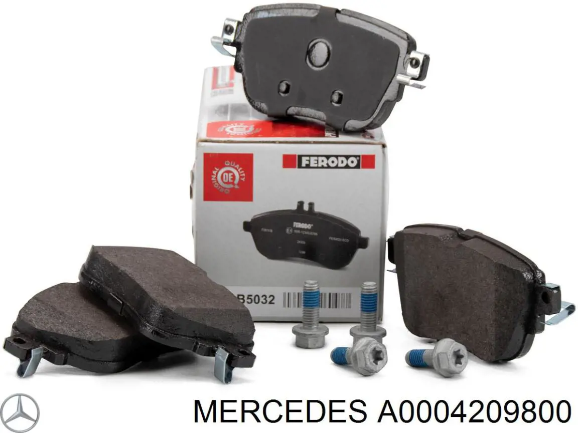 Колодки дисковые  Mercedes A0004209800 цена, от 67.89 USD