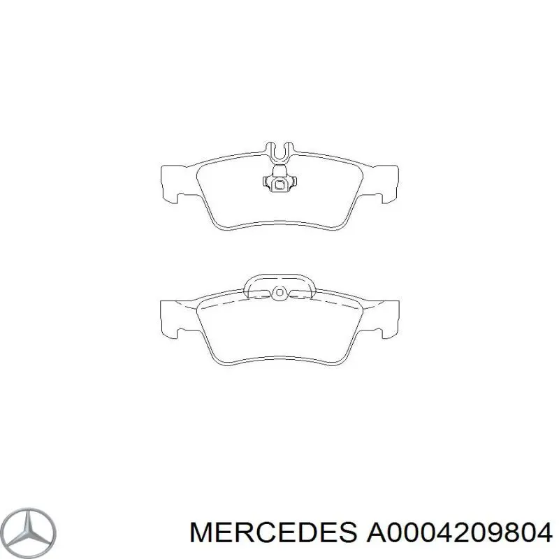  Mercedes A0004209804 цена, от 220.37 USD